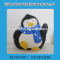 Set en céramique et poivrière fait main avec design de pingouin